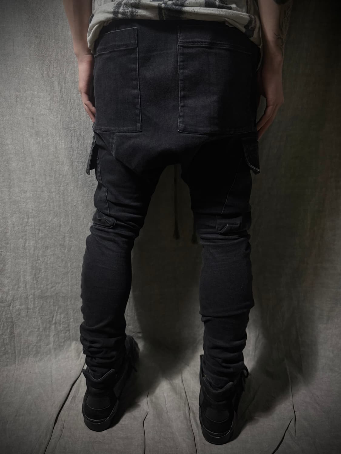 A.F Artefact Sarouel Denim Cargo Pants   상품이미지3