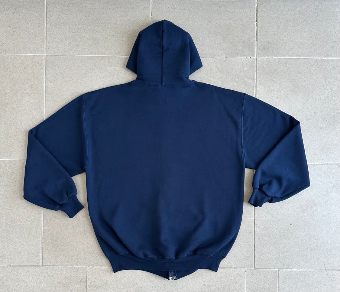 90s 빈티지 러셀 후드집업 네이비 XL USA 상품이미지2