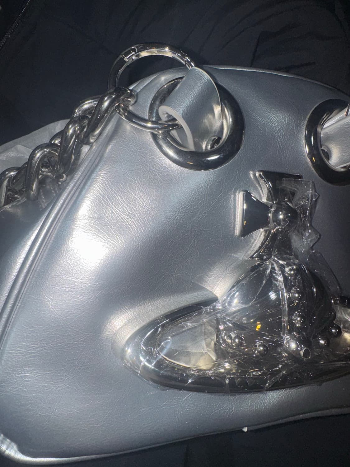 비비안웨스트우드 야스민백 실버 상품이미지4