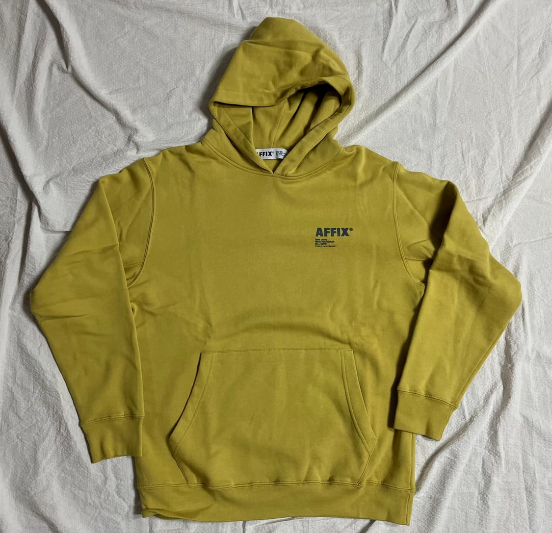 (L)아픽스 Affix 후드티 (옐로우) 후디 상품이미지4
