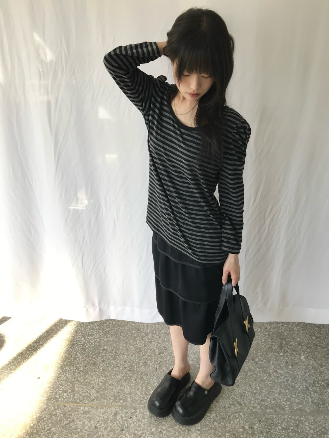 ⊹ Theoria Stripe Tee 상품이미지2