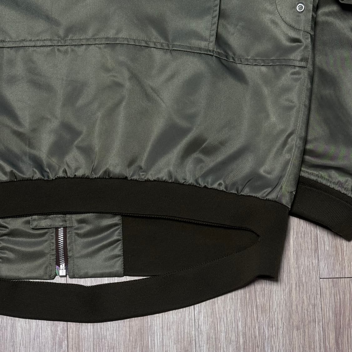 마르지엘라 스플릿 햄 컷아웃 봄버 자켓 ma1 상품이미지5