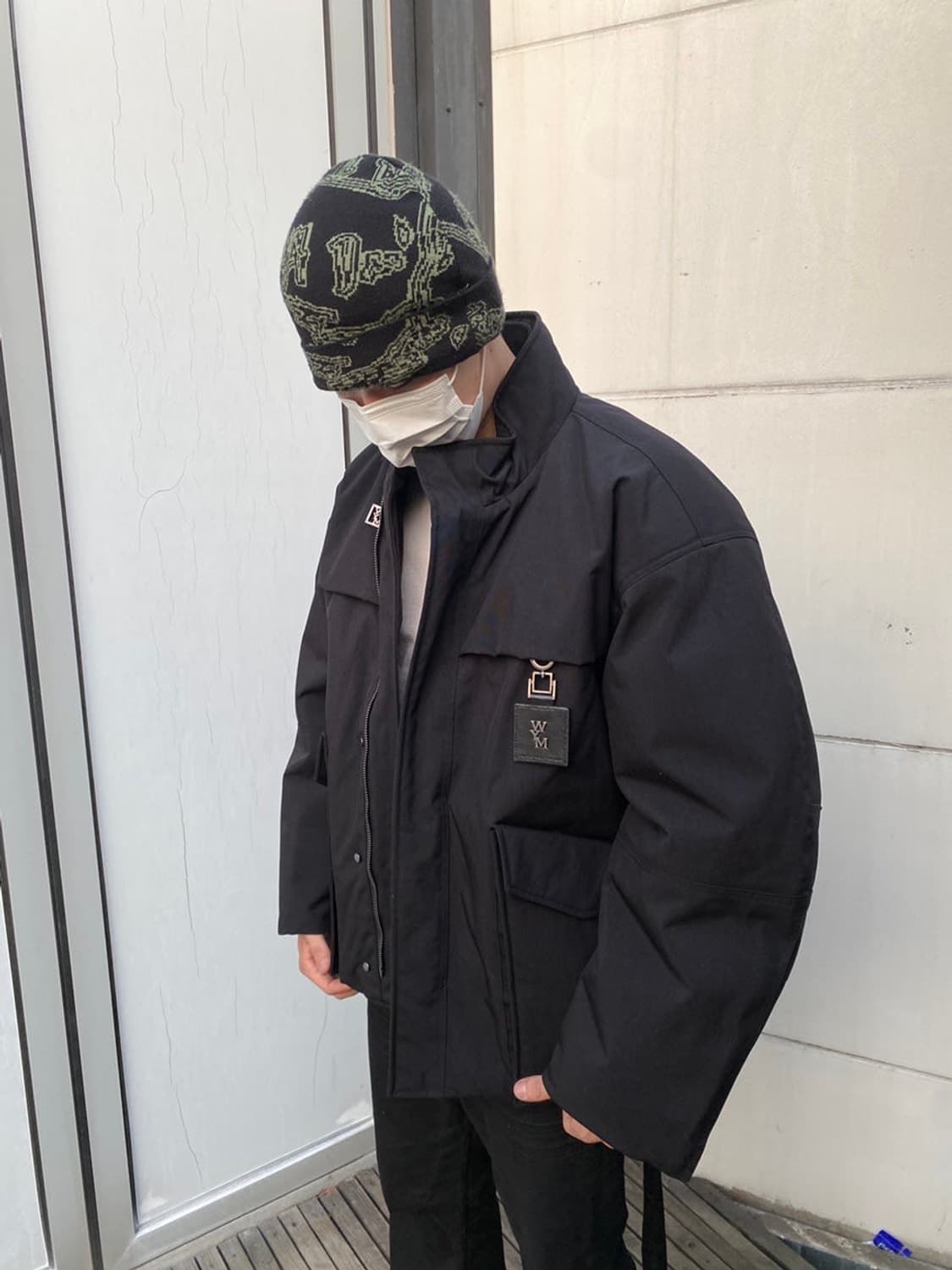 우영미 22fw 코듀라 패딩 블랙 46 상품이미지9