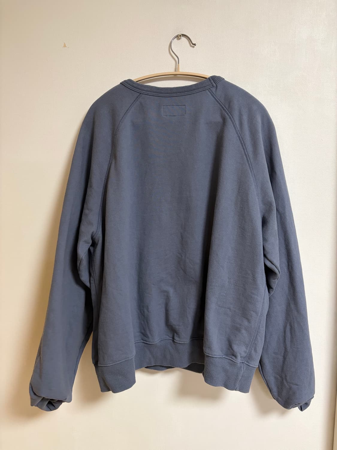 [L]ryoo 크루넥 네이비 맨투맨 상품이미지2