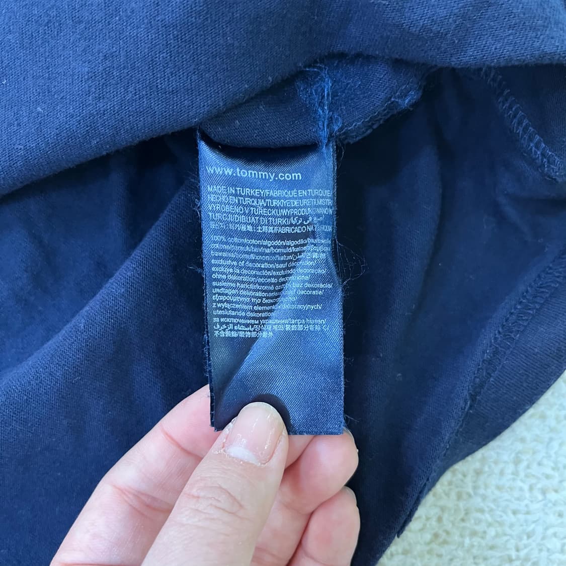 L 타미힐피거 빅로고 반팔 티셔츠 0331M 상품이미지3