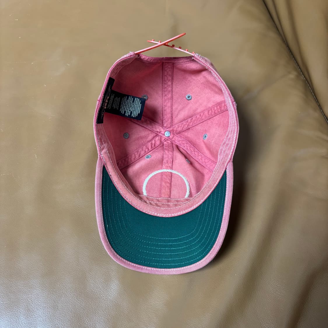 RRL 더블알엘 랄프로렌 폴로 윙로고 6패널 볼캡 모자 워시드 레드 상품이미지6