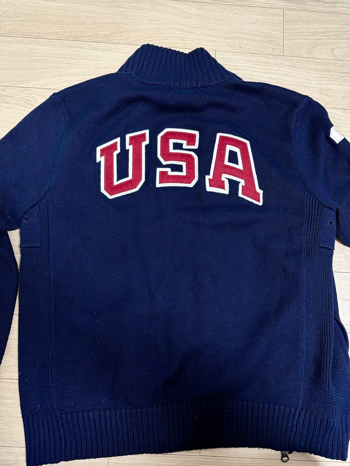 폴로 usa 성조기 투웨이 니트집업 95 상품이미지1