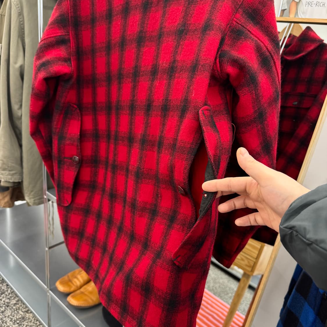 60s 울리치 Woolrich 매키노 울 헌팅 자켓 (XL)   상품이미지7