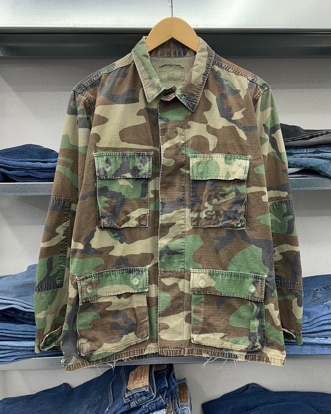 (S-R)80'S WOODLAND ARMY JACKET-M1836 상품이미지2