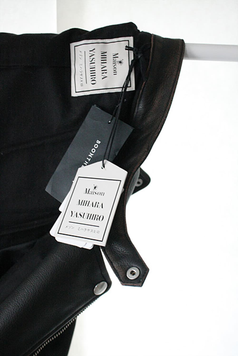 MIHARA YASUHIRO 미하라야스히로  가죽자켓 새제품 상품이미지7