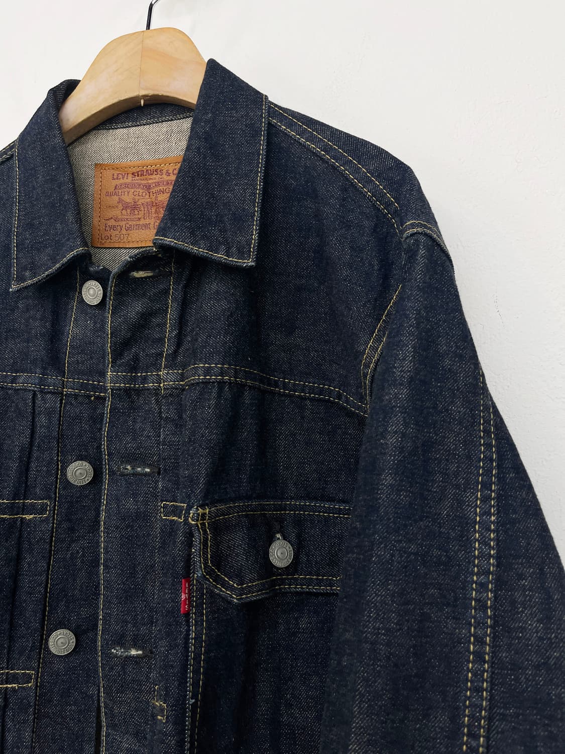 90's 리바이스 71507 데님 자켓 상품이미지5