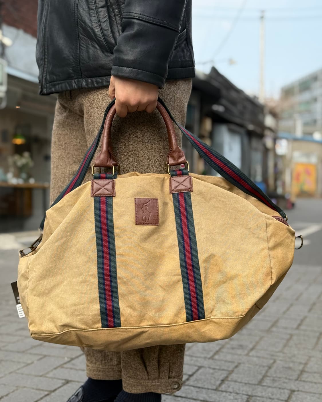 폴로 랄프로렌 캔버스 위캔더 보스턴백 상품이미지8