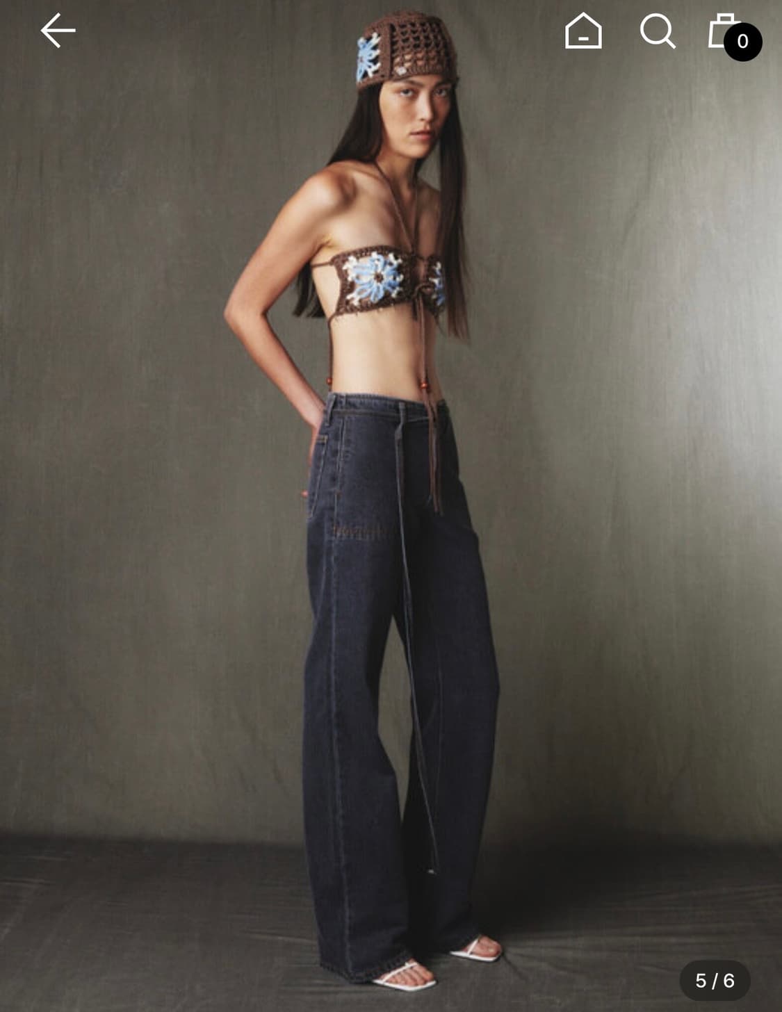 기준 치코 진 챠콜 데님 상품이미지5