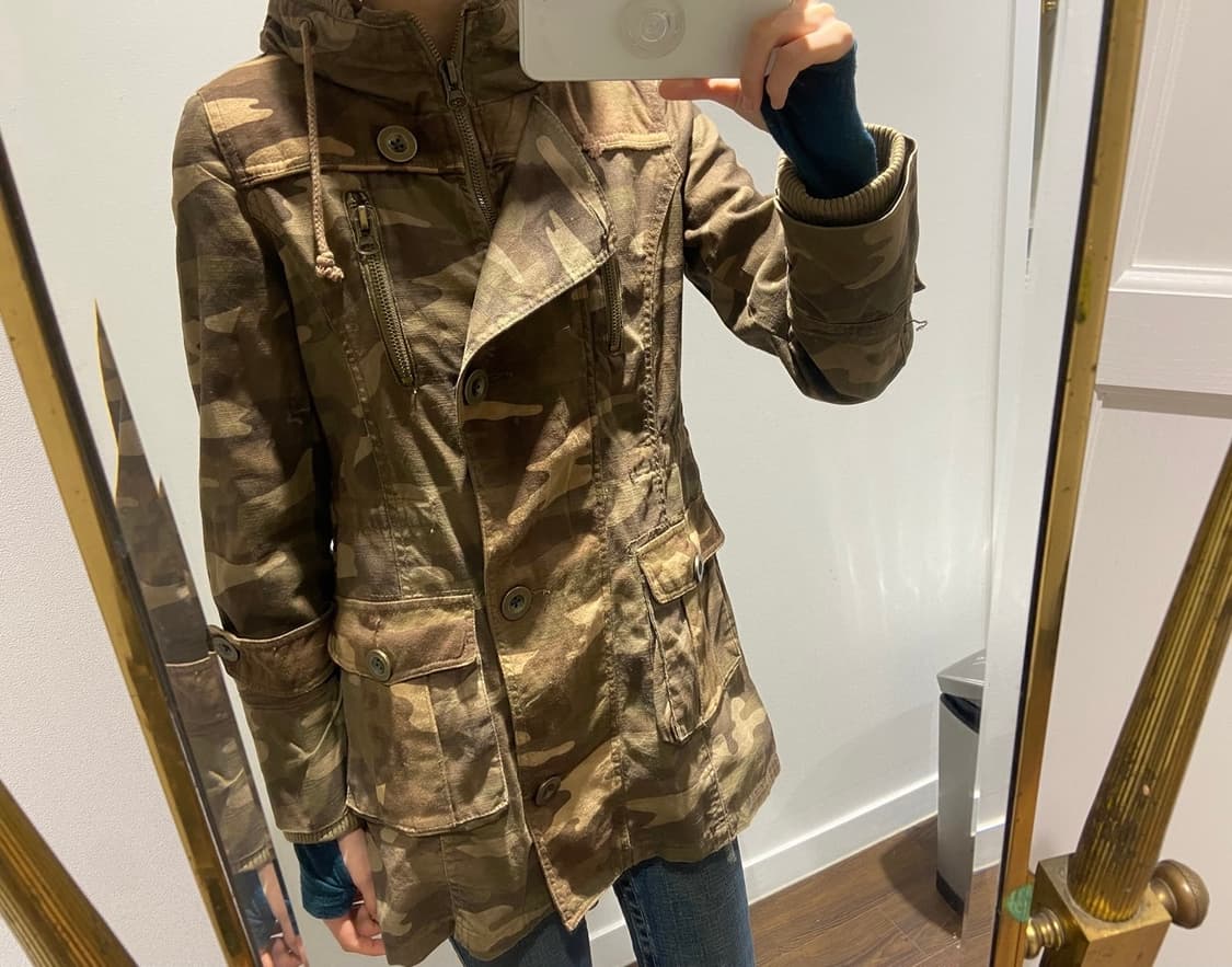 밀리터리 원피스 코트 Eeni meeni 상품이미지2