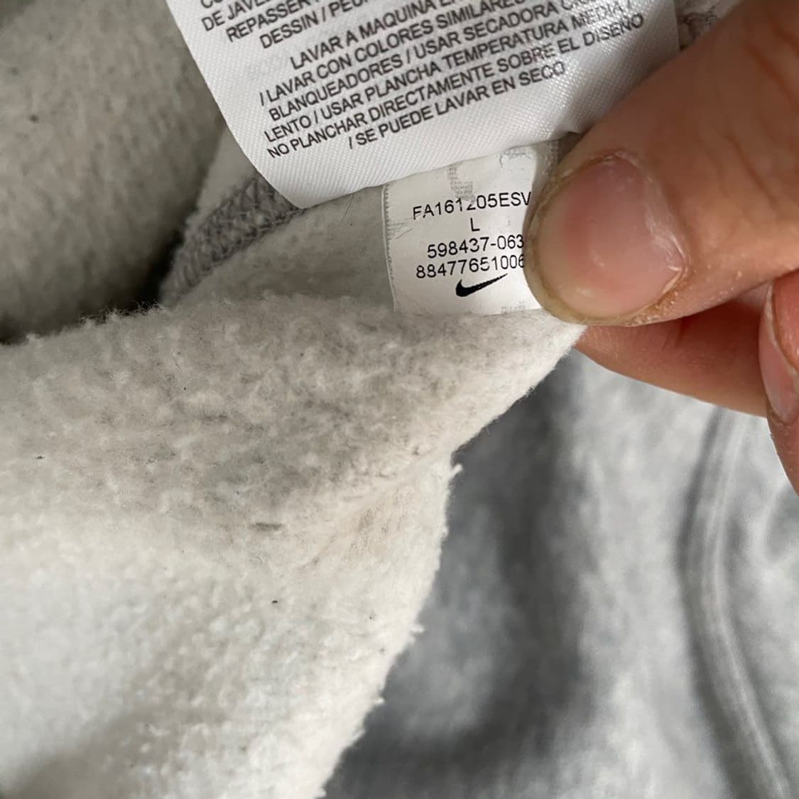 나이키 기모 후드 5583 상품이미지5