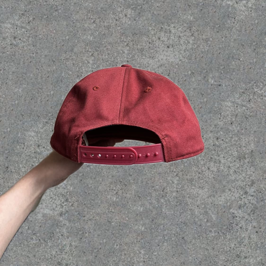 아디다스 트레포일 스냅백 버건디 상품이미지2