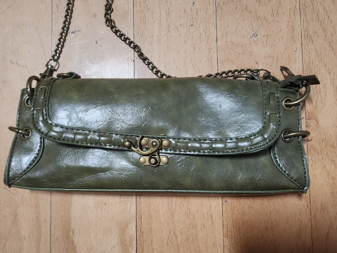 그린컬러 빈티지백 상품이미지2