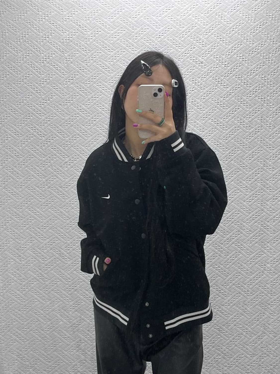 나이키 NSW 어센틱 모던 바시티 자켓 XL C07021 상품이미지1