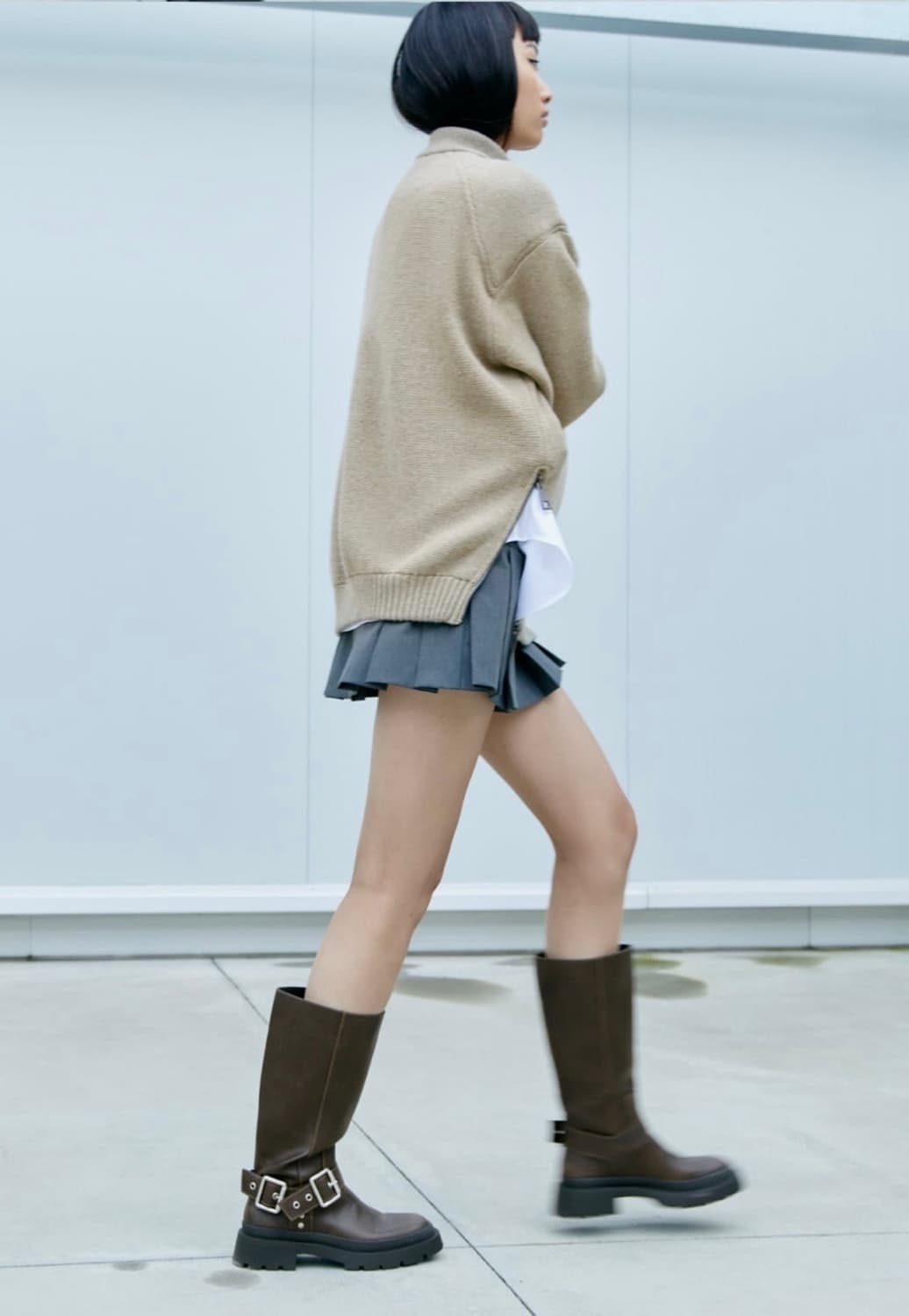 Zara 자라 버클 부츠 (다크브라운/240) 상품이미지2