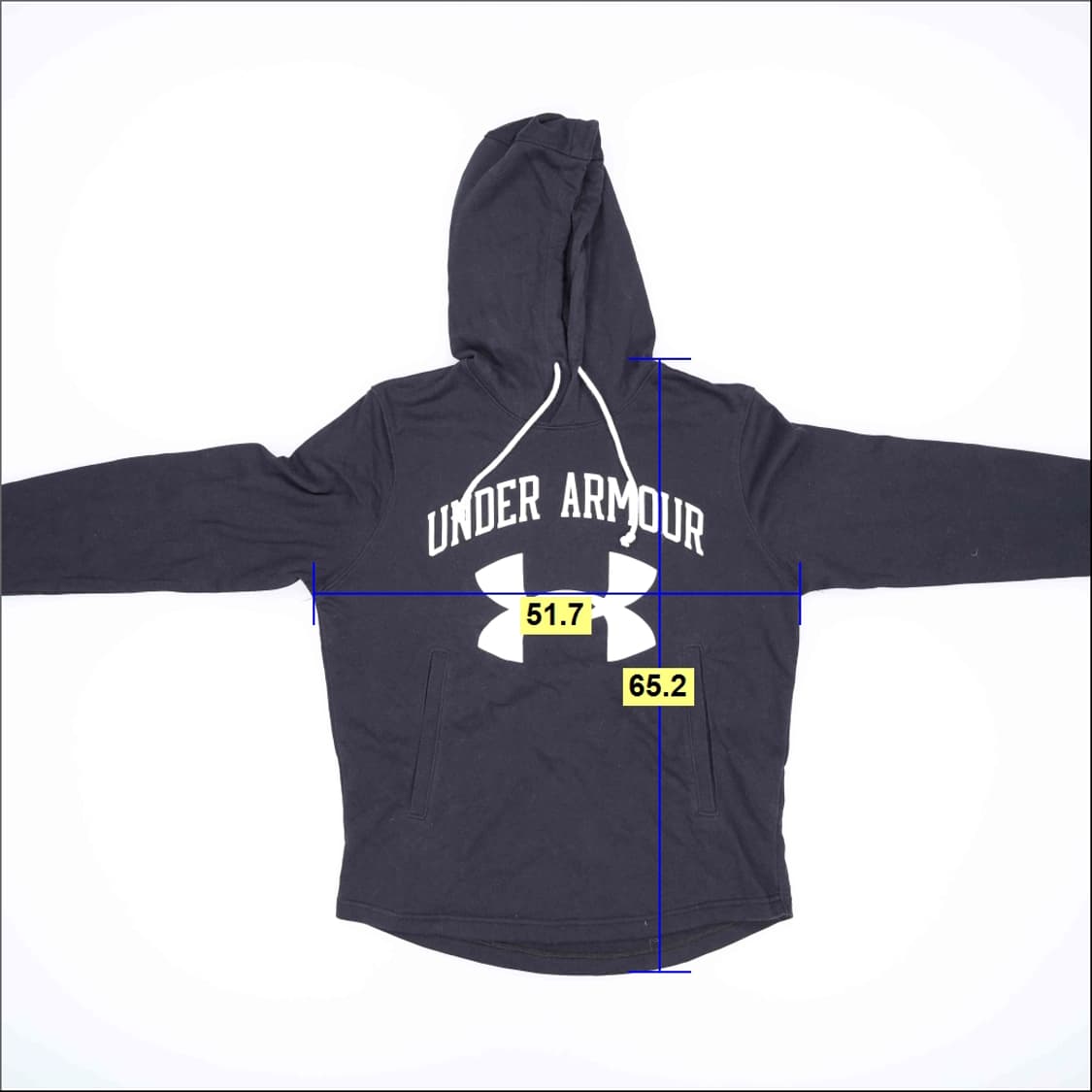 MD 언더아머 빅로고 후드티 0424H1 상품이미지6