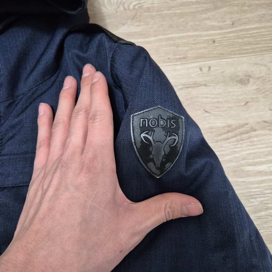 노비스 키즈 덕다운 사이드패치 후드 패딩 점퍼 (9-10세) 상품이미지5