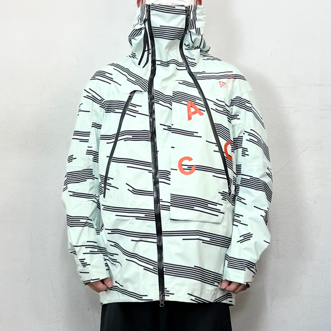 나이키 ACG 알파인 AOP 고어텍스 자켓 민트 상품이미지3