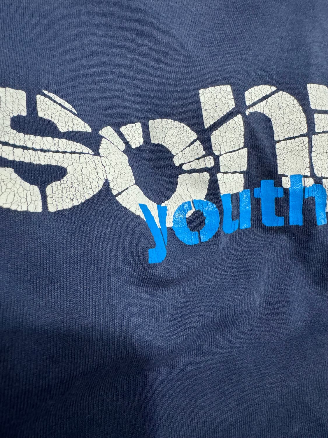 빈티지 울트라 레어 싱글 스티치 소닉 유스 티셔츠 상품이미지4