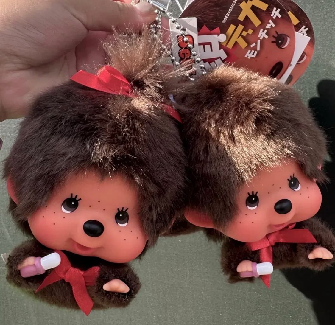 몬치치 빅헤드 대두 날으는 스윙 키링 여아/남아 상품이미지4