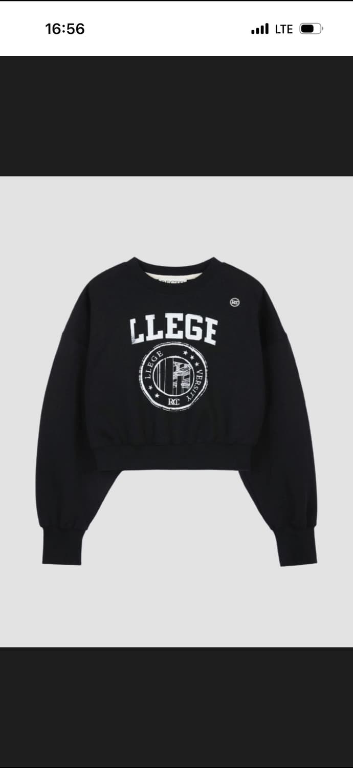 렉토 여성용 크롭 맨투맨  상품이미지1