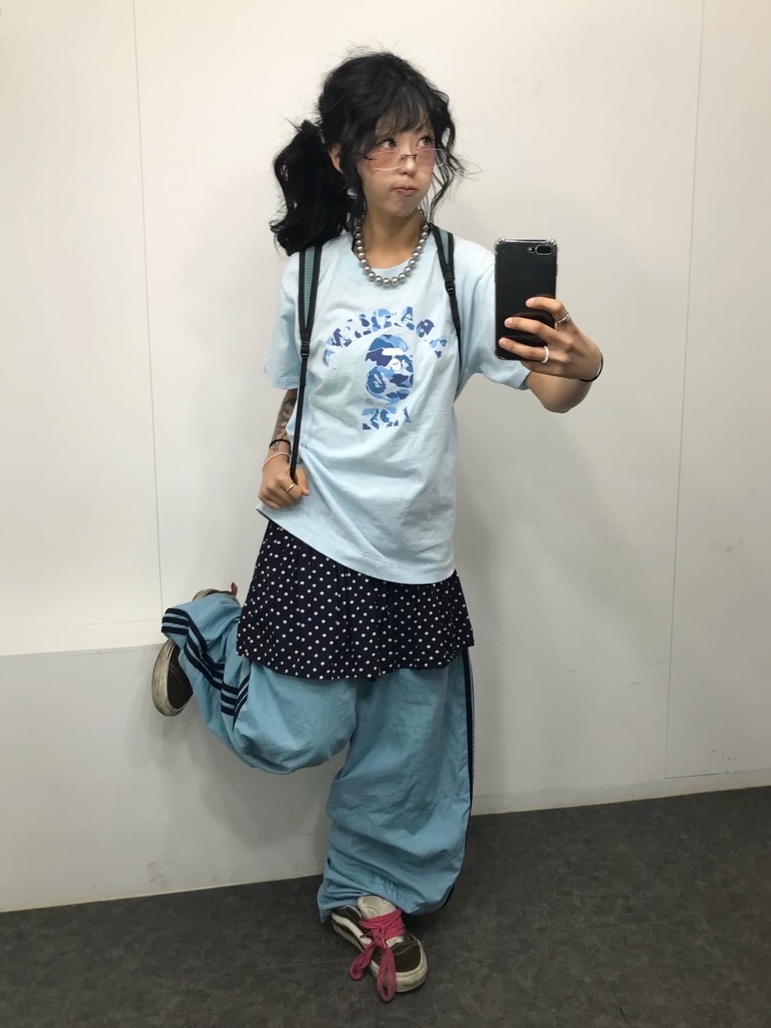 Bape Blue Camouflage T-shirt 상품이미지3