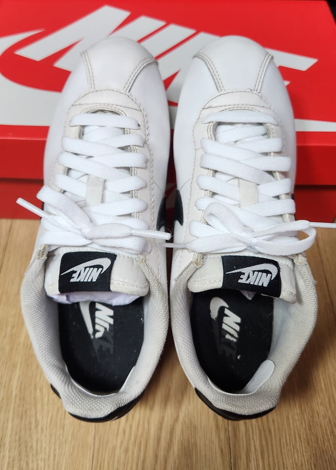 Nike 나이키 클래식 코르테즈  화이트블랙 807471-101 스니커즈 상품이미지6