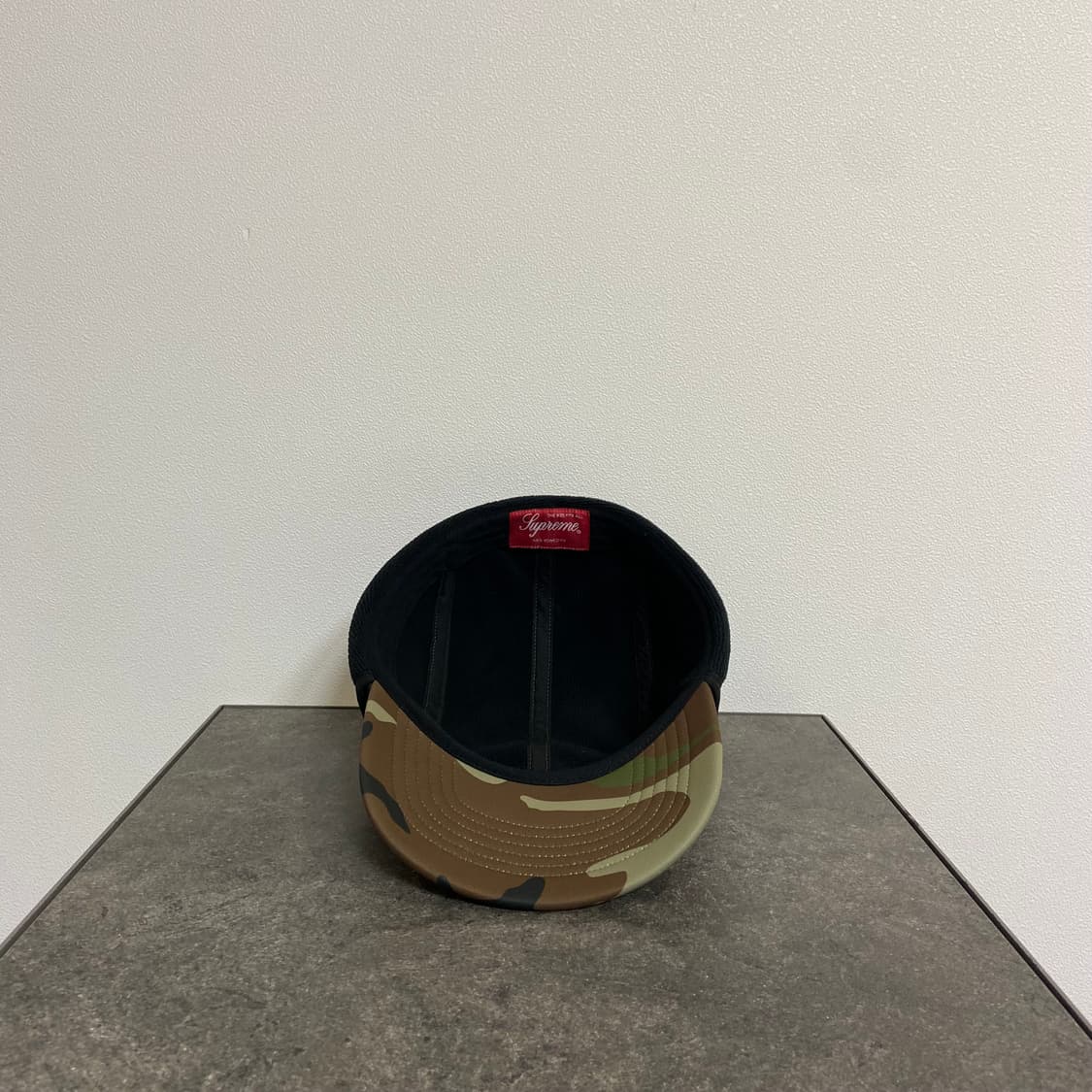 (OS) 슈프림 박스로고 캠프캡 모자 이어플랩 우드랜드 카모 상품이미지5