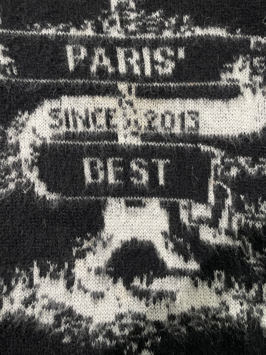 와이 프로젝트 블랙 파리 베스트 모헤어 니트 상품이미지9