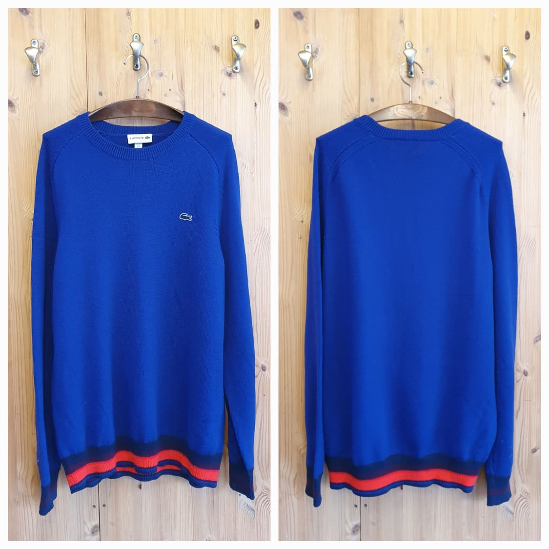 105/88.라코스테 울 라운드니트 상품이미지1