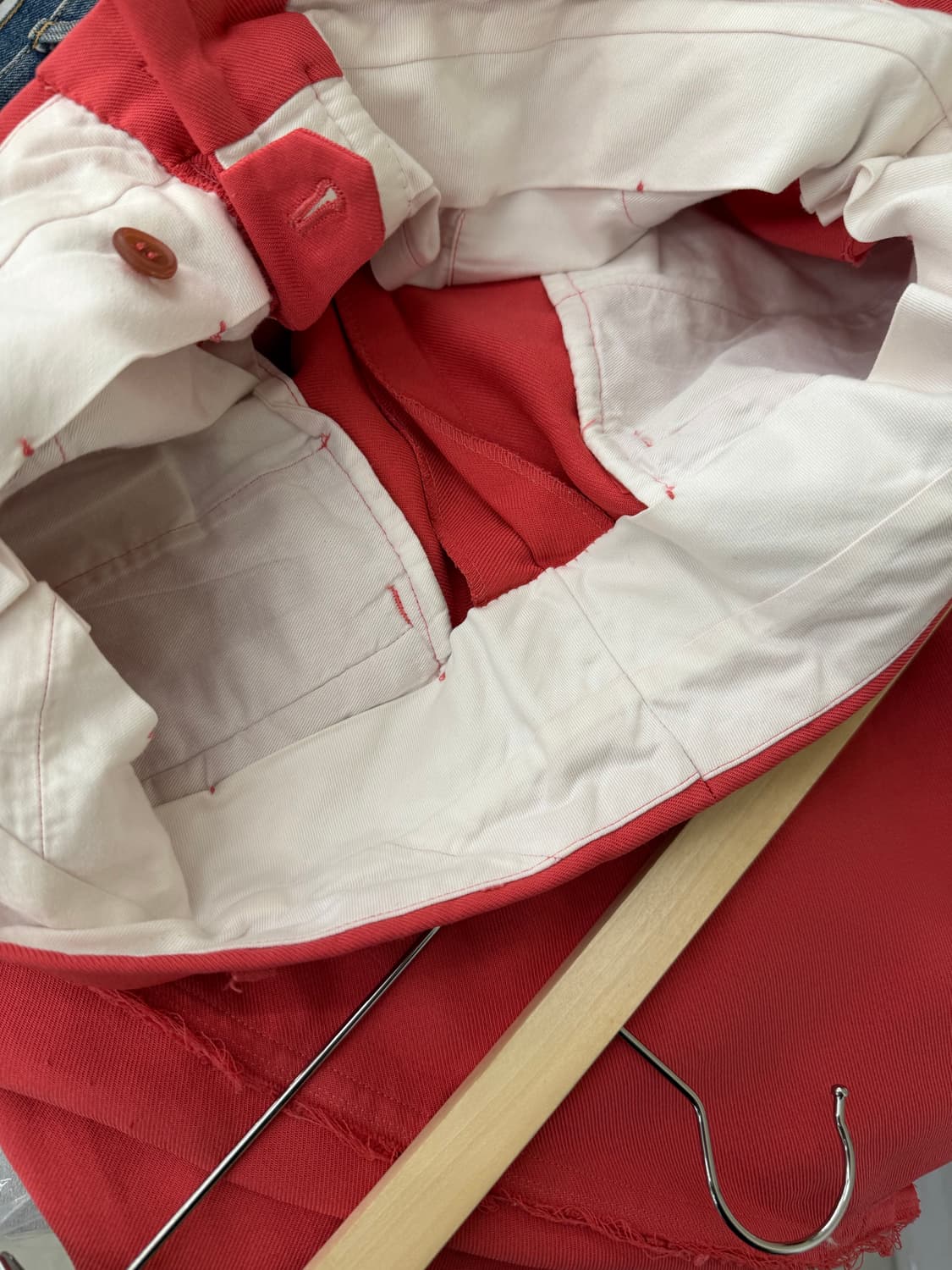 꼼데가르송 옴므플러스 핑크 버뮤다 팬츠 M 상품이미지8