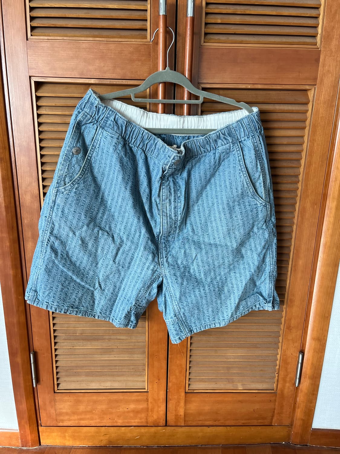 Levis 스트라이프 밴딩 데님 반바지  상품이미지1