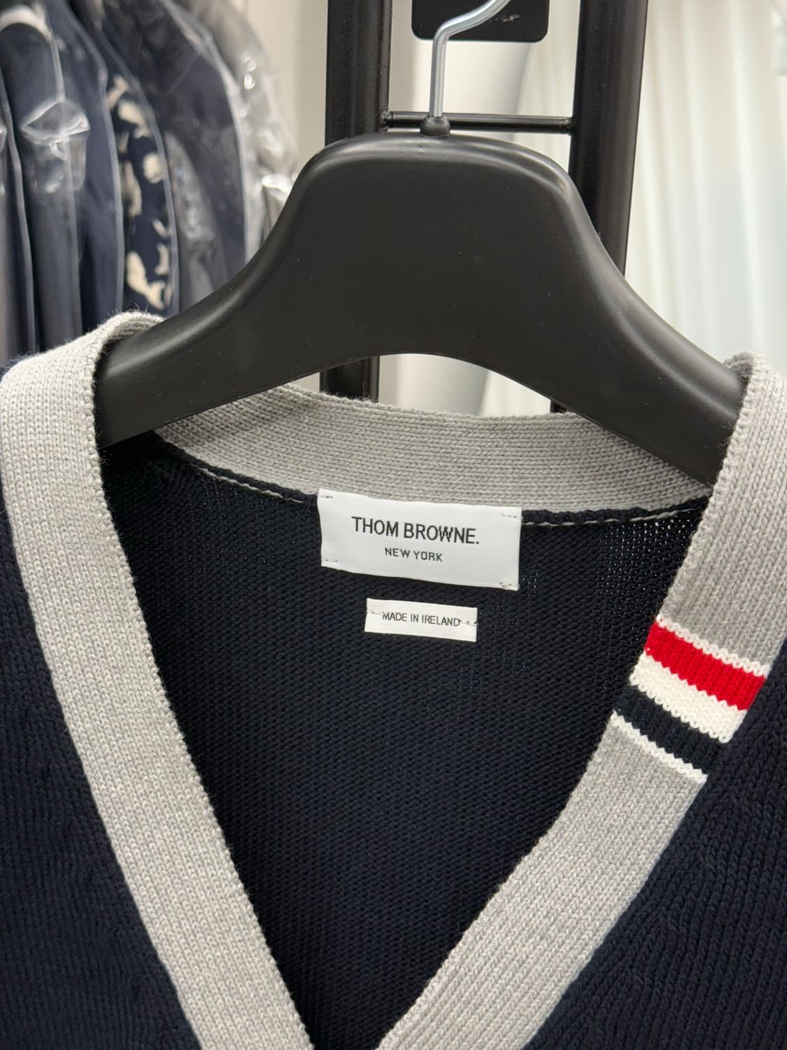 [2] 톰브라운 스트라이프 코튼 가디건 상품이미지4