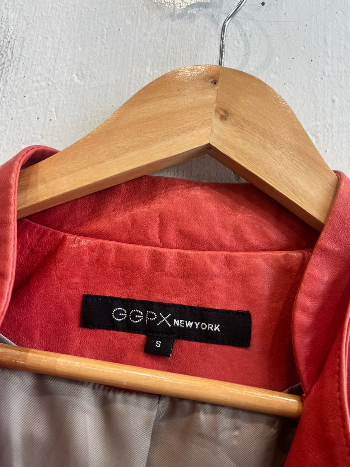 GGPX 양가죽 락 스터드 레더자켓 우먼즈 상품이미지4