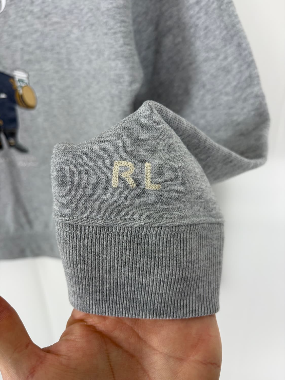 a51) 폴로랄프로렌 베어 크롭 맨투맨 상품이미지3