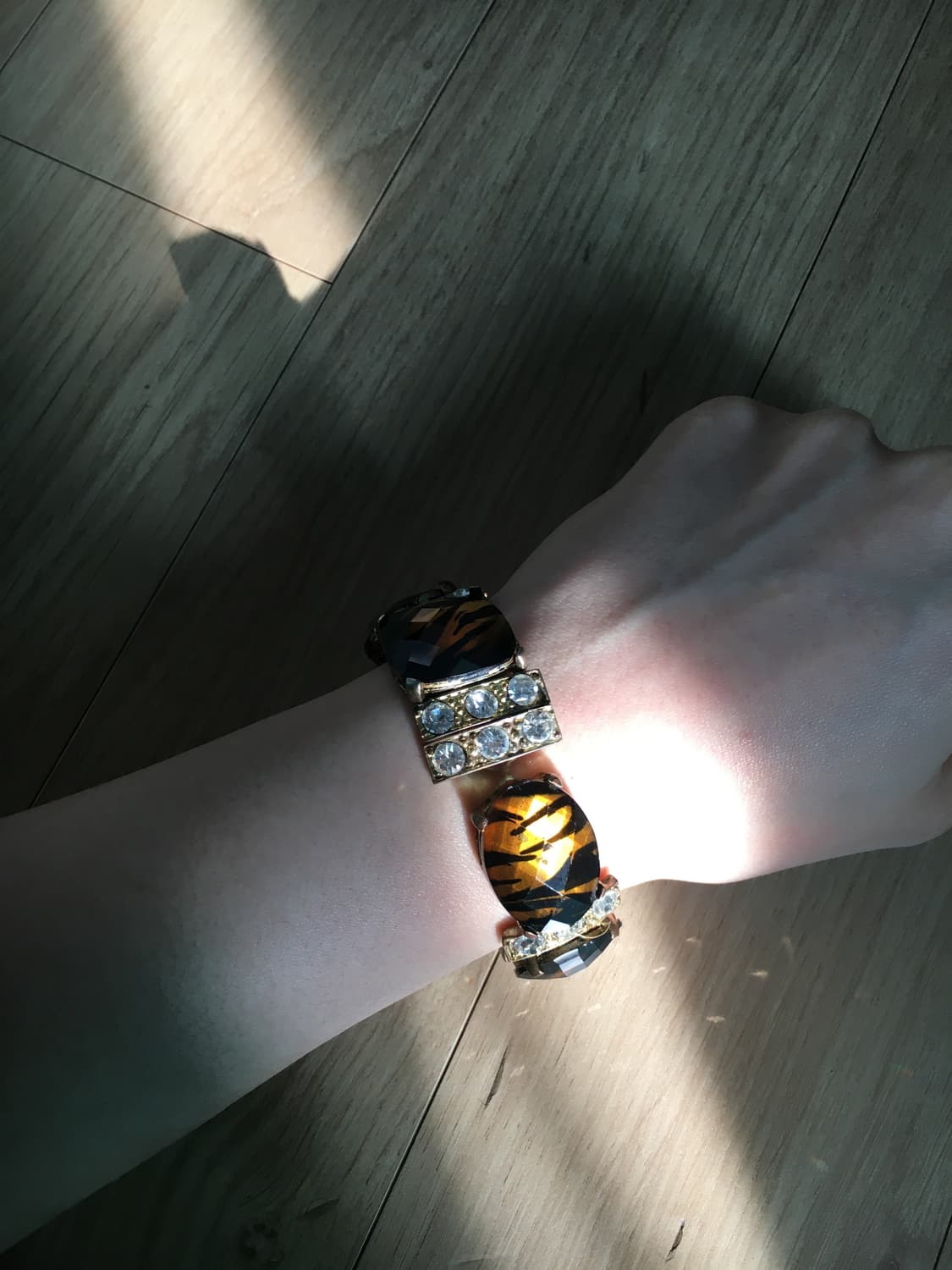 vintage brown leopard cubic bracelet 상품이미지3