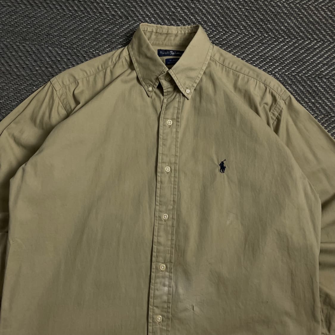 폴로 랄프로렌 포니 로고 옥스포드 셔츠 베이지y 3996 상품이미지5