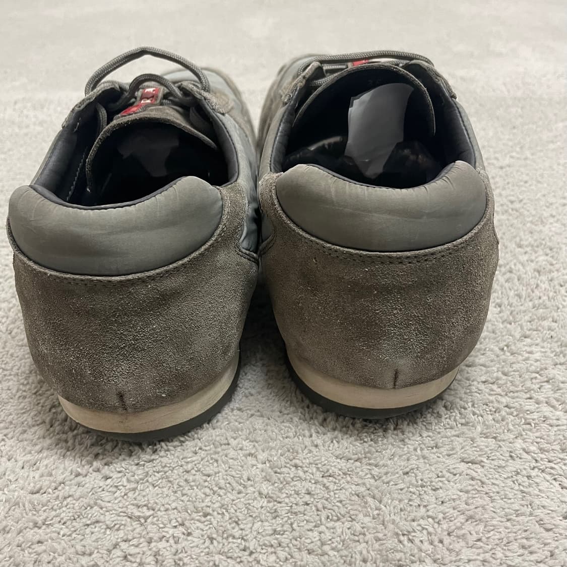 275) 프라다 스포츠 스웨이드 나일론 매치레이스 스니커즈 그레이 상품이미지5