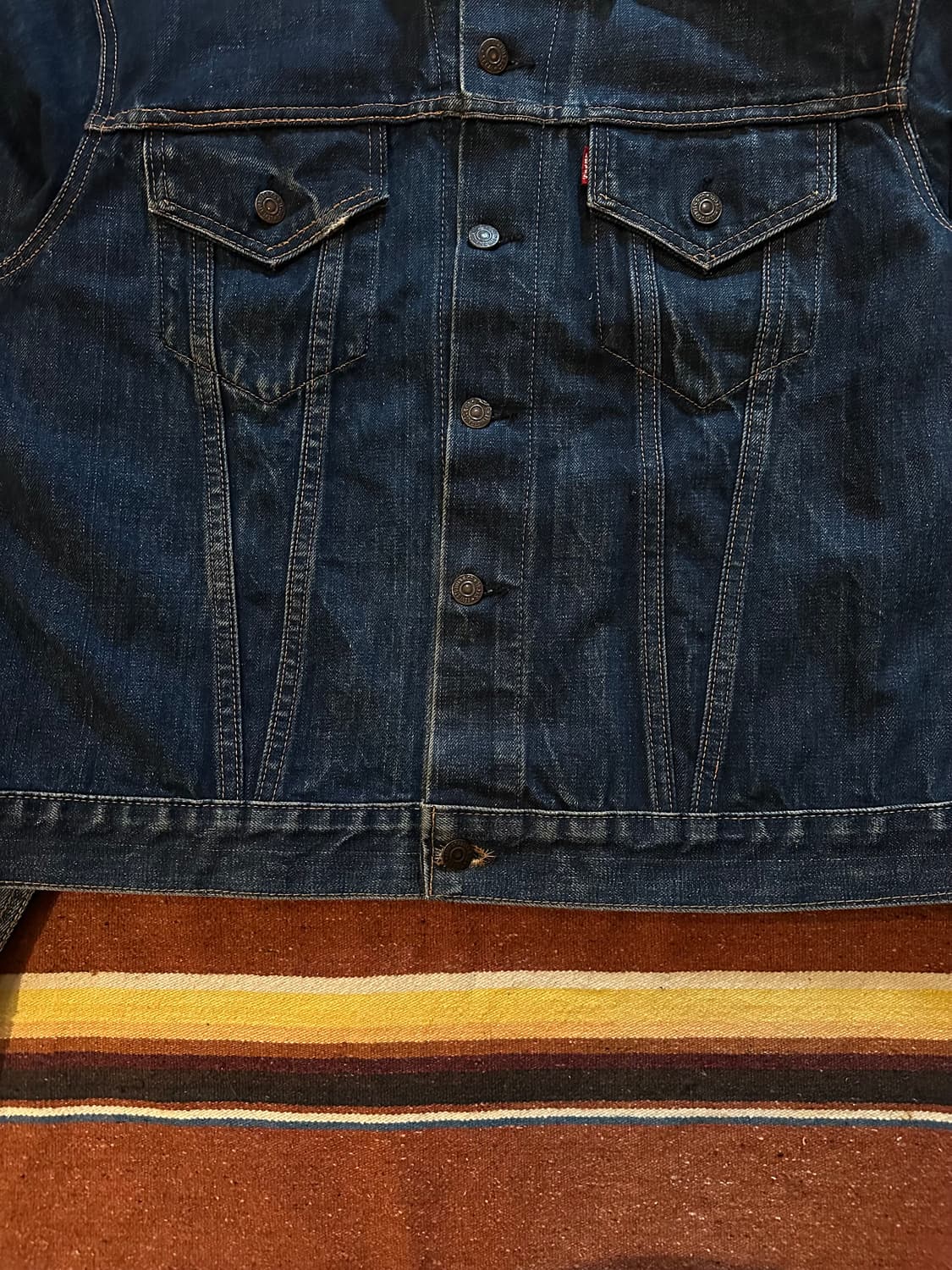 70s USA Levis 70505 Big E Denim Jacket 상품이미지3