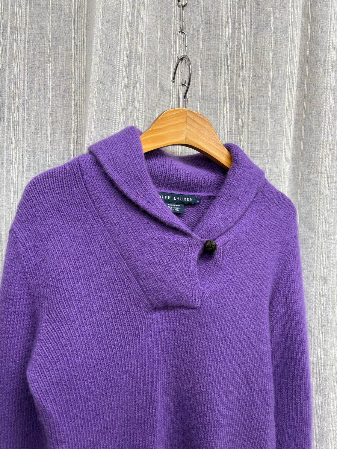 폴로 랄프로렌 숄카라 캐시미어 울 니트 상품이미지5