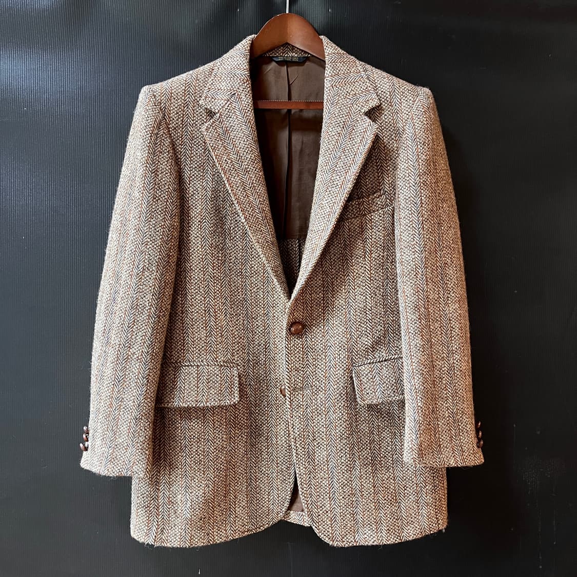 70s 해리스트위드 미국 백화점 테일러드 자켓 상품이미지4