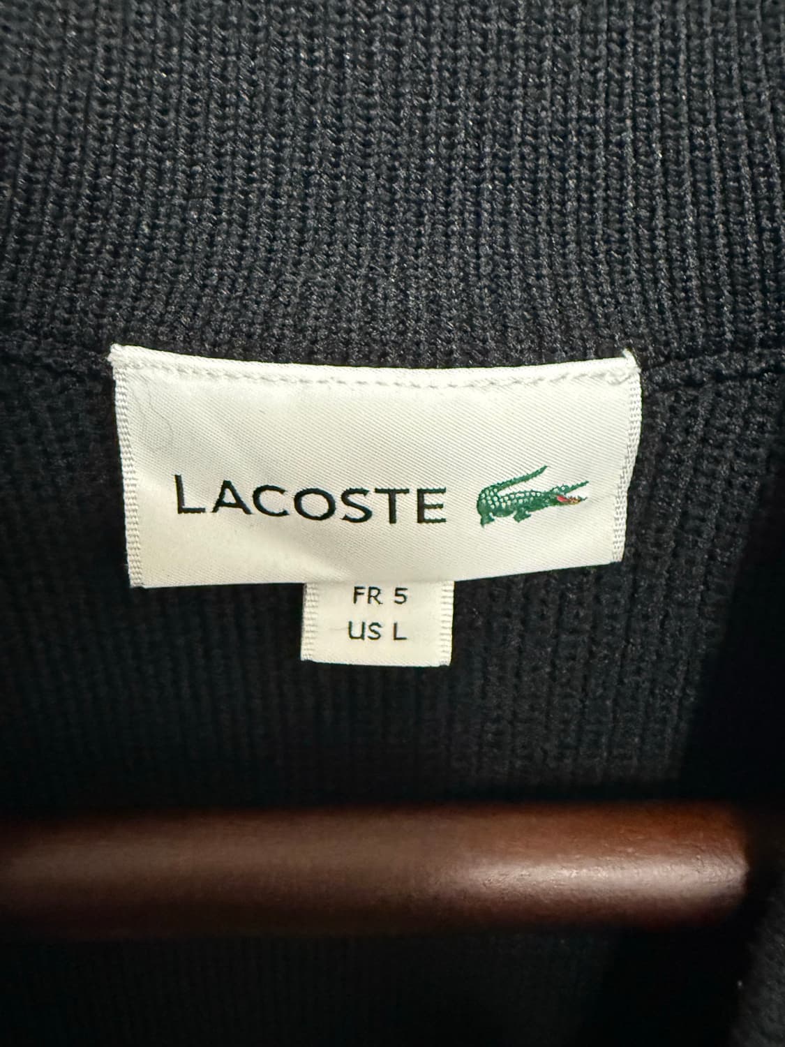 라코스테 블랙 니트 L 상품이미지4