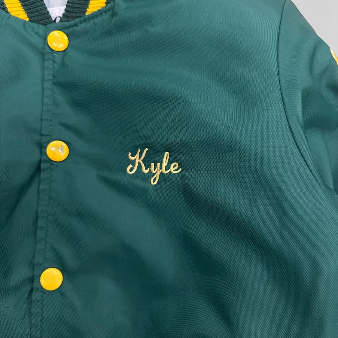 green button Stadium jacket 상품이미지4