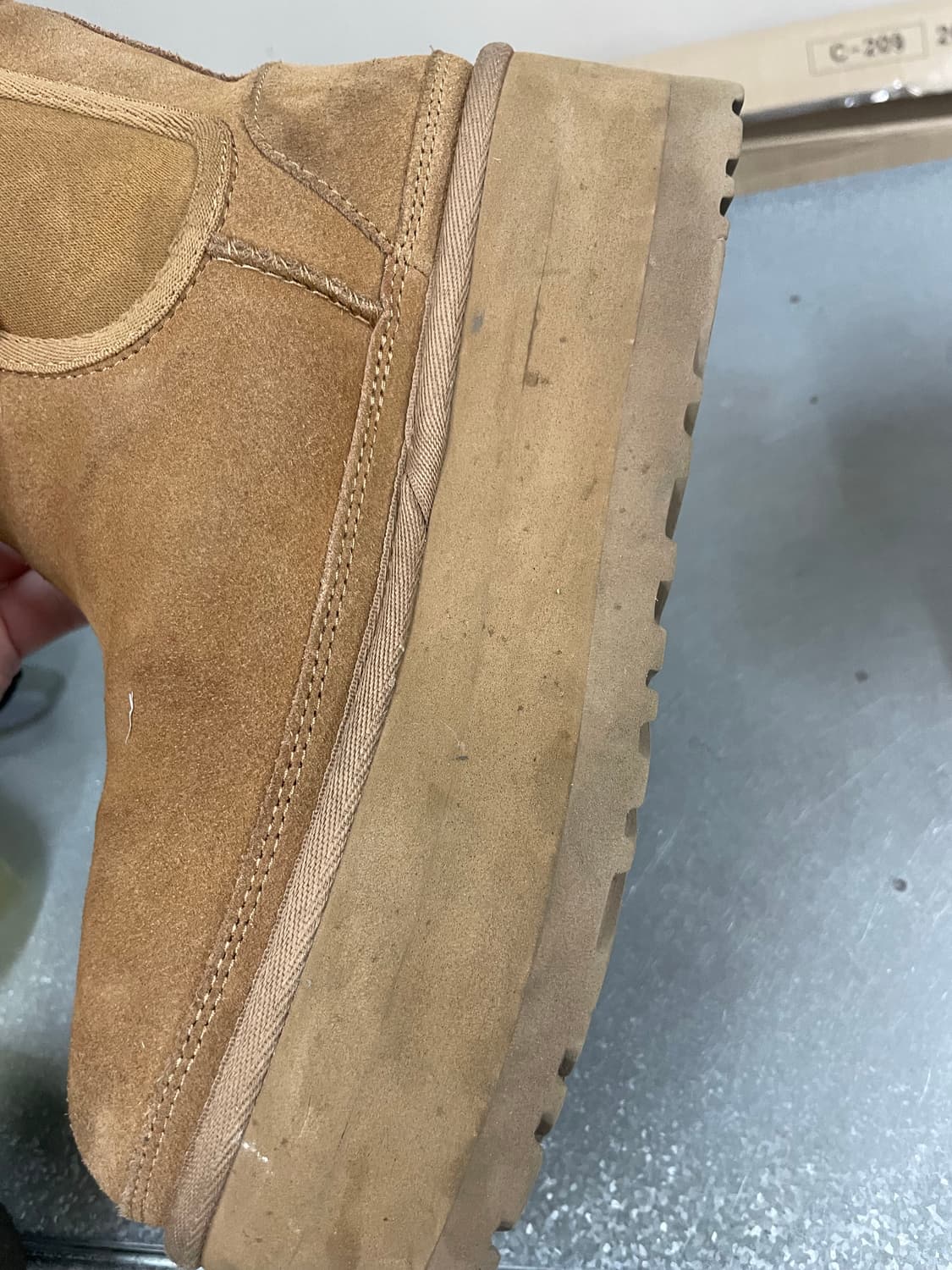 어그 뉴멜 플랫폼 첼시 부츠 체스트넛 230 상품이미지8