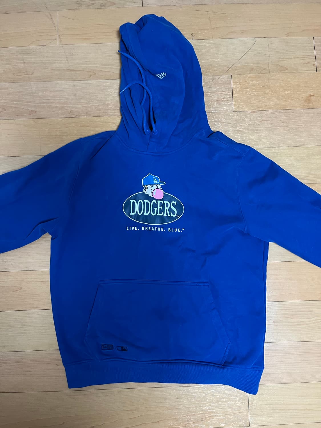 뉴에라 블루 후드티 상품이미지1