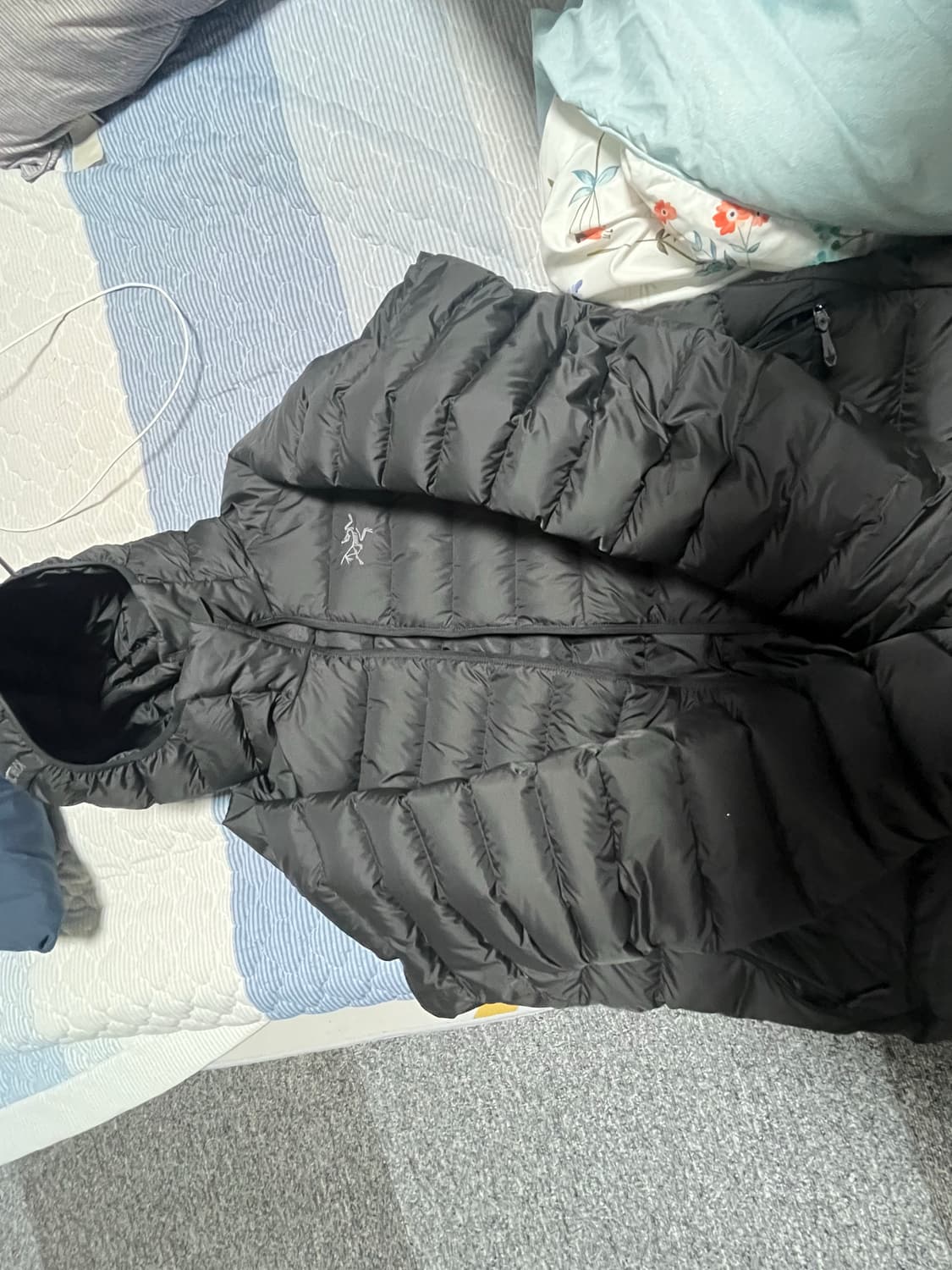 세륨 후디 블랙 L 상품이미지1